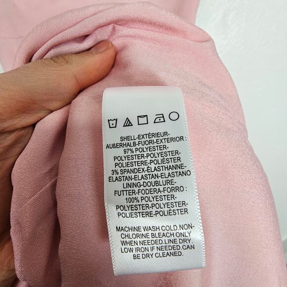 Dress The Population Dress Pink Midi Sheath Dress Sweetheart Neck Women XS - Picture 6 of 8